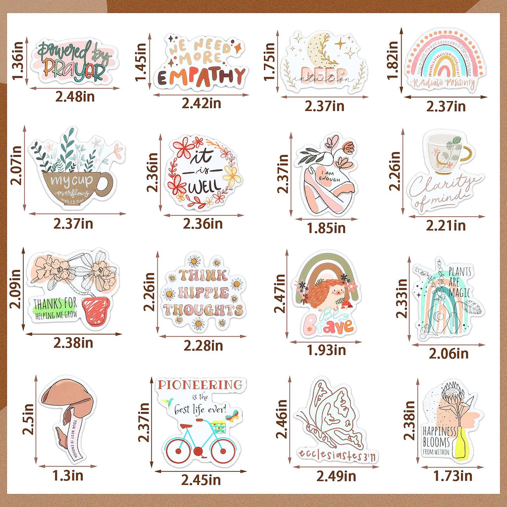 Bible Verse Stickers, Inspirational Christian, Boho Bible Prayer Board, Religious Faith Phrase Stickers Study Supplies For Journaling Scrapbook,Amazon Is Banned,415-10303-I